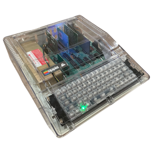 Apple IIe Mechanical Keyboard (Clear/Chrome)