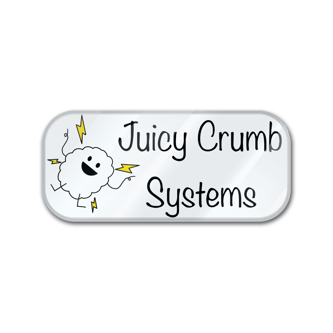 Juicy Crumb Logo Fridge Magnet - Image 2